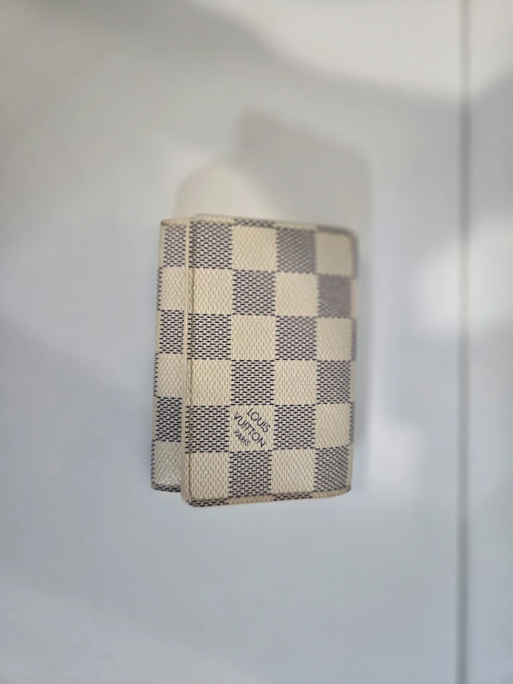 Louis Vuitton Damier Azur Compact Wallet - Cream/Blue